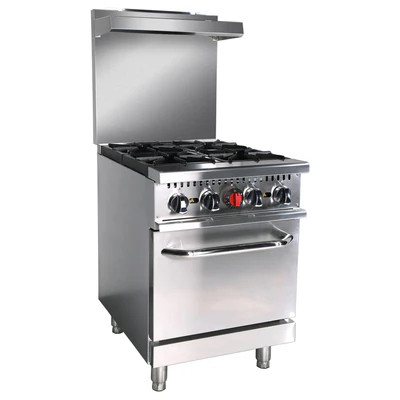 Admiral Craft BDGR-24/NG 24" Natural Gas Black Diamond Range - 148,000 BTU
