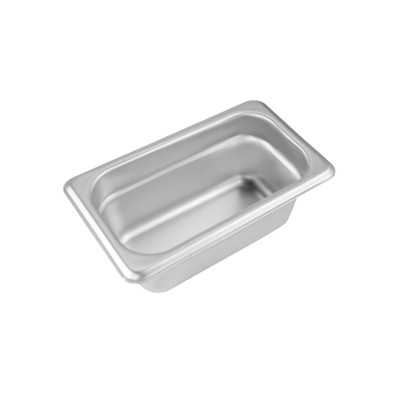 CAC China STPN-23-2 0.11 Size 2.5" 23 Ga. Stainless Steel Solid Steam Pan (72 Each Per Case)
