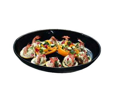 Bon Chef 2076TAN Ceramic Tan Oval Coupe Platter