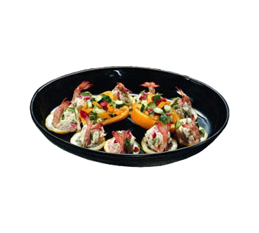 Bon Chef 2076TAN Ceramic Tan Oval Coupe Platter