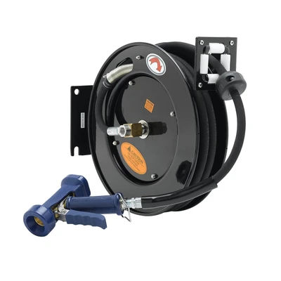 T&amp;S Brass 5HR-222-12 Equip Hose Reel System open powder coated steel 3/8"