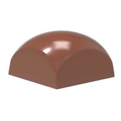 Matfer Bourgeat 380187 Chocolate Mold 1" L x 1" W x 0.67" H Square Dome