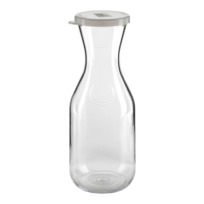 Cambro WW1000CW135 Clear Polycarbonate CamView Camliter Beverage Decanter - 12/Case