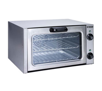 Admiral Craft COQ-1750W Stainless Steel 1 Deck Quarter Size Electric Convection Oven - 120 Volts 1-Ph