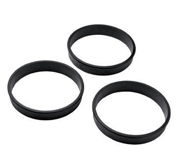 Matfer Bourgeat 346705 3.16" Dia. x 0.75"H Composite Tart Ring - 1 Pack