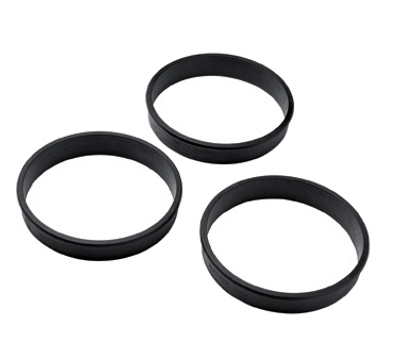 Matfer Bourgeat 346705 3.16&quot; Dia. x 0.75&quot;H Composite Tart Ring - 1 Pack