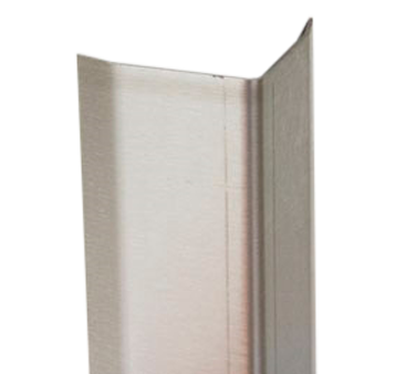 John Boos CorNER484-OUT Corner Guard Outside Corner 4" x 4" x 48"L 16/300 Stainless Steel