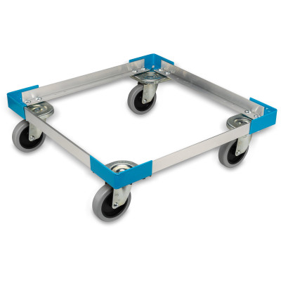 Carlisle C2220A14 E-Z Glide Dolly 300 Lb. Capacity Aluminum Blue