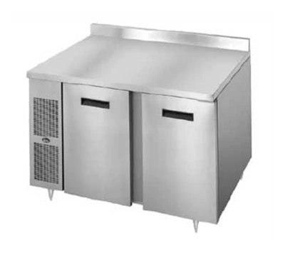 Randell 9215-290 48" W Stainless Steel Two-Section Reach-In Refrigerated Counter and Work Top - 115 Volts