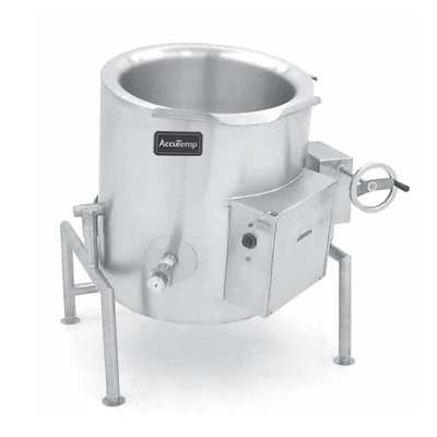 AccuTemp ALTWE-40-E 40 Gal. Stainless Steel Elrctric AccuTemp Edge Series Tilting Kettle - 208 Volts