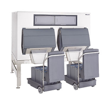 Follett LLC DEV2650SG-72-75 Ice-DevIce 2650 Lbs. Stainless Steel Ice Bin with SmartCART and Front Chute