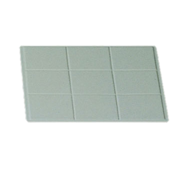 Bon Chef 960015067WHTM 13" Matte White Aluminum Tile Tray