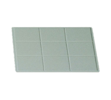 Bon Chef 960015067WHTM 13" Matte White Aluminum Tile Tray
