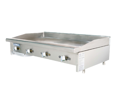 Turbo Air TAMG-48-LP 48" Liquid Propane Countertop Radiance Griddle - 88,000 BTU