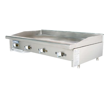 Turbo Air TAMG-48-LP 48" Liquid Propane Countertop Radiance Griddle - 88,000 BTU