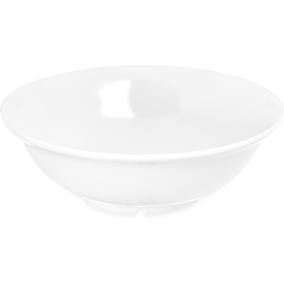 Carlisle 4373902 57 Oz. Plastic White Serving Bowl