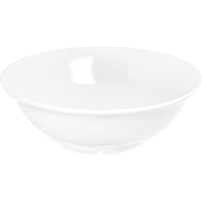 Carlisle 4373902 57 Oz. Plastic White Serving Bowl