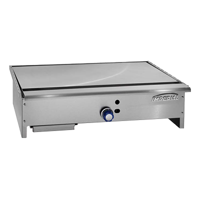 Imperial ITY-48 NG 48" Natural Gas Drop-In Teppan-Yaki Griddle - 30,000 BTU