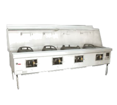 Town M-4-SS-LP 112" W Liquid Propane Wok Range