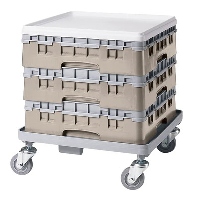 Cambro BR414184 Camrack Base Rack With Soft Gray Extender Full Size 19-3/4" x 19-3/4" 4-7/8" - 5 Cases