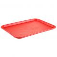 CAC China DSPT-1216OR 16" W Orange Polypropylene Fast Food or Cafeteria Tray