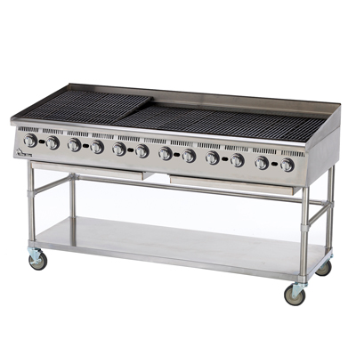 Star 8172RCBB 72" Gas Charbroiler - 240,000 BTU
