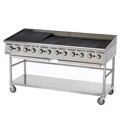 Star 8172RCBB 72" Gas Charbroiler - 240,000 BTU
