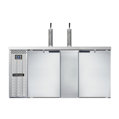 Continental Refrigerator KC69SNSS 69"W Solid Door Keg Cooler
