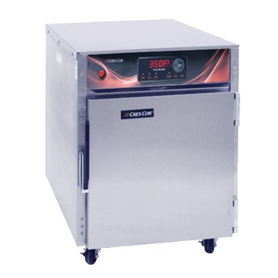 Cres Cor CO151XUA5DX 28" W Stainless Steel Half Height Undercounter Programmable Controls 2-Nickel Plated Steel Cook-N-Hold Cabinet - 120 Volts