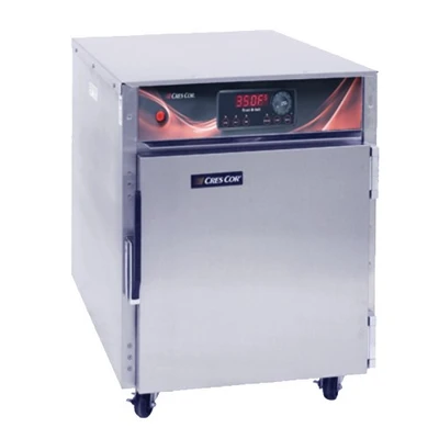 Cres Cor CO151XUA5DX 28" W Stainless Steel Half Height Undercounter Programmable Controls 2-Nickel Plated Steel Cook-N-Hold Cabinet - 120 Volts