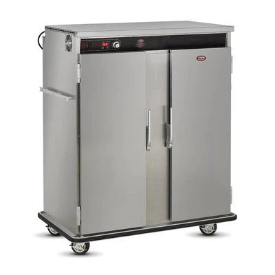 FWE BT-120-XL 120 Covered Plates BT-Series Banquet Cart Double Doors