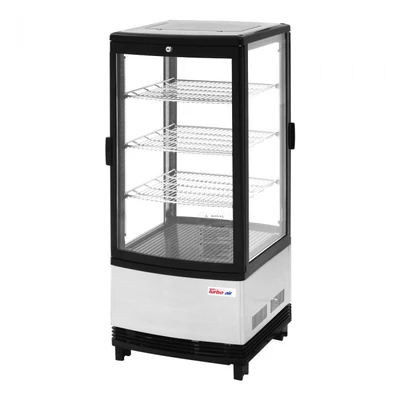 Turbo Air CRT-77-2R-N 16.75"W Glass Door Diamond Glass Merchandiser