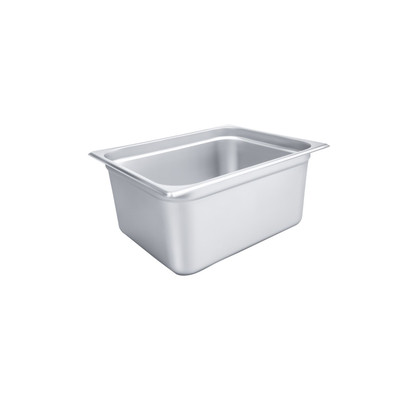 CAC China STPH-24-6 Half Size 6" Deep 24 Ga. Stainless Steel Solid Steam Pan (12 Each Per Case)