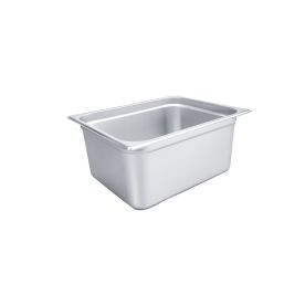 CAC China STPH-24-6 Half Size 6" Deep 24 Ga. Stainless Steel Solid Steam Pan (12 Each Per Case)