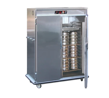 FWE UHST-GN-96120-BQ 96 Covered Plates Insulated Ultra-Universal Heated Banquet Cabinet - 120 Volts