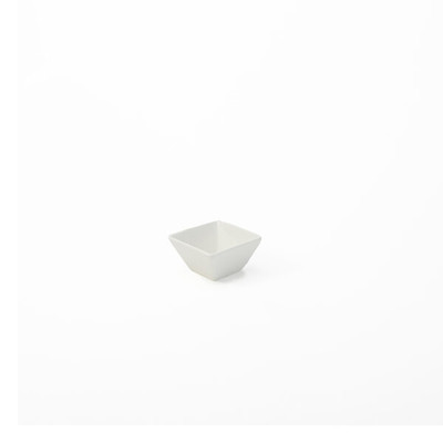 American Metalcraft CSC15 1 Oz. Porcelain Square Prestige Sauce Cup