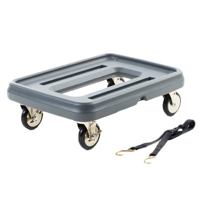 Metro MLD1 Gray Food Carrier Dolly