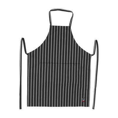 Winco BA-3427CS Chalk Stripe Bib Apron - 33-1/2"L x 27"W