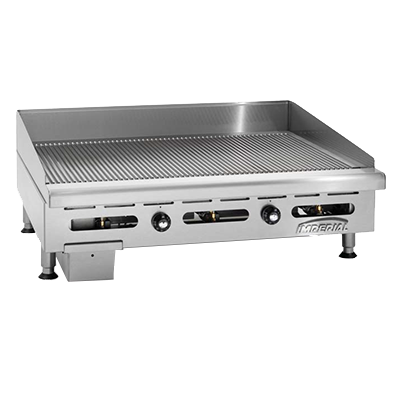 Imperial IGG-36-NG 36" Natural Gas Countertop Griddle - 90,000 BTU