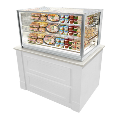 Federal Industries ITR3626 36&quot; W Italian Glass Refrigerated Counter Display Case