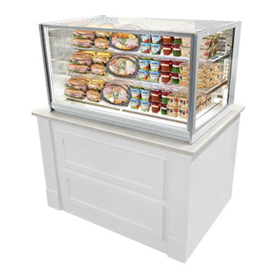 Federal Industries ITR3626 36" W Italian Glass Refrigerated Counter Display Case