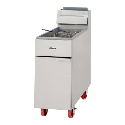 Migali C-F50-LP Liquid Propane Stainless Steel Fryer - 120,000 BTU