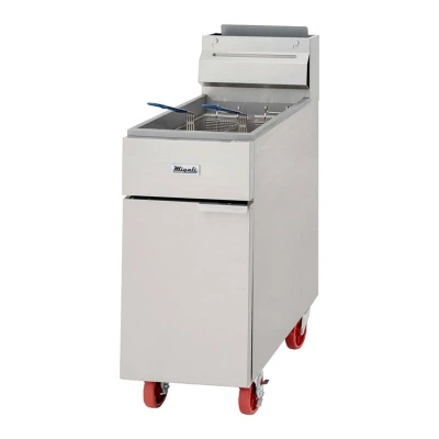 Migali C-F50-LP Liquid Propane Stainless Steel Fryer - 120,000 BTU