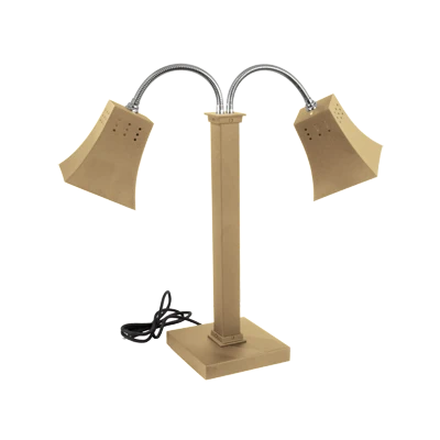 Eastern Tabletop 9672RZ Stainless Steel Lamp Warmer with 2 Bulbs - 120 Volts, 250 Watts