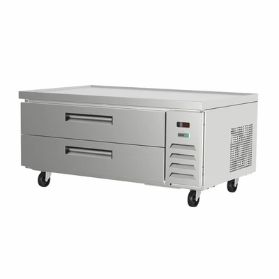 Asber ACBR-52 53" W Two Drawer Chef Base Refrigerated Equipment Stand