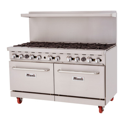 Migali C-RO10B-LP 60" Liquid Propane Competitor Series Range - 285,000 BTU