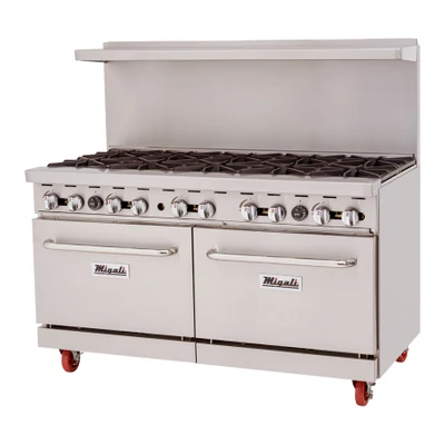 Migali C-RO10B-LP 60" Liquid Propane Competitor Series Range - 285,000 BTU