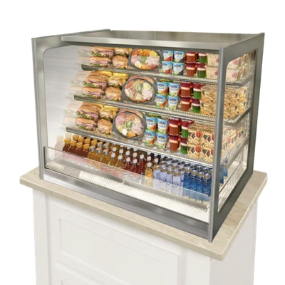 Federal Industries ITRSS6034 60" W Italian Glass Refrigerated Counter Display Case