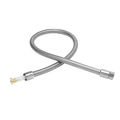 T&amp;S Brass B-0044-H2A 44" Stainless Steel Flex Hose without Handle