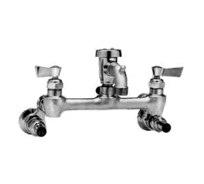 Fisher 2453 1/2" Inlet Service Sink Chrome Faucet With Vacuum Breaker